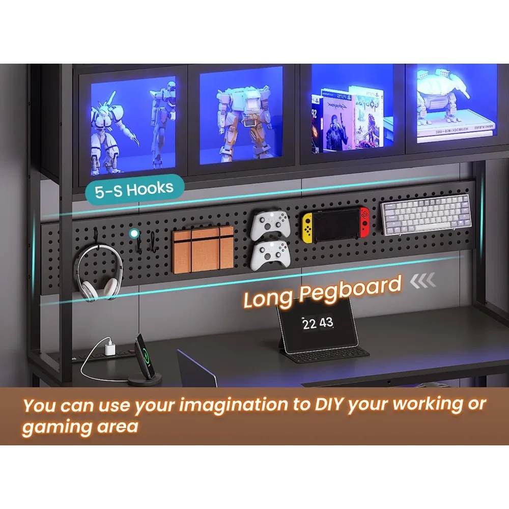 L shaped LED Desk - Image 6